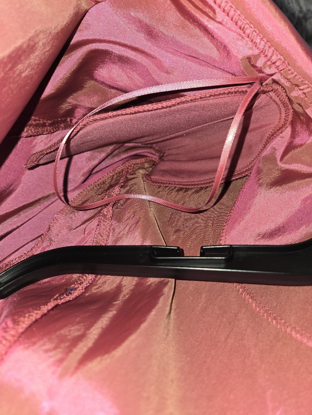 Alex Evenings Shimmery Rose Pink Satin Draped Blazer NWT 3X - Picture 6 of 8
